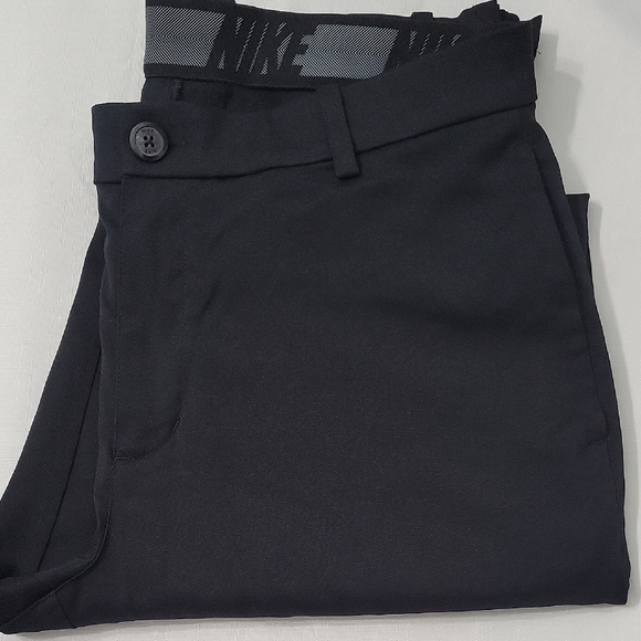 Nike Black Dri-FIT Golf Pants Size 32 NWOT. - Picture 2 of 8